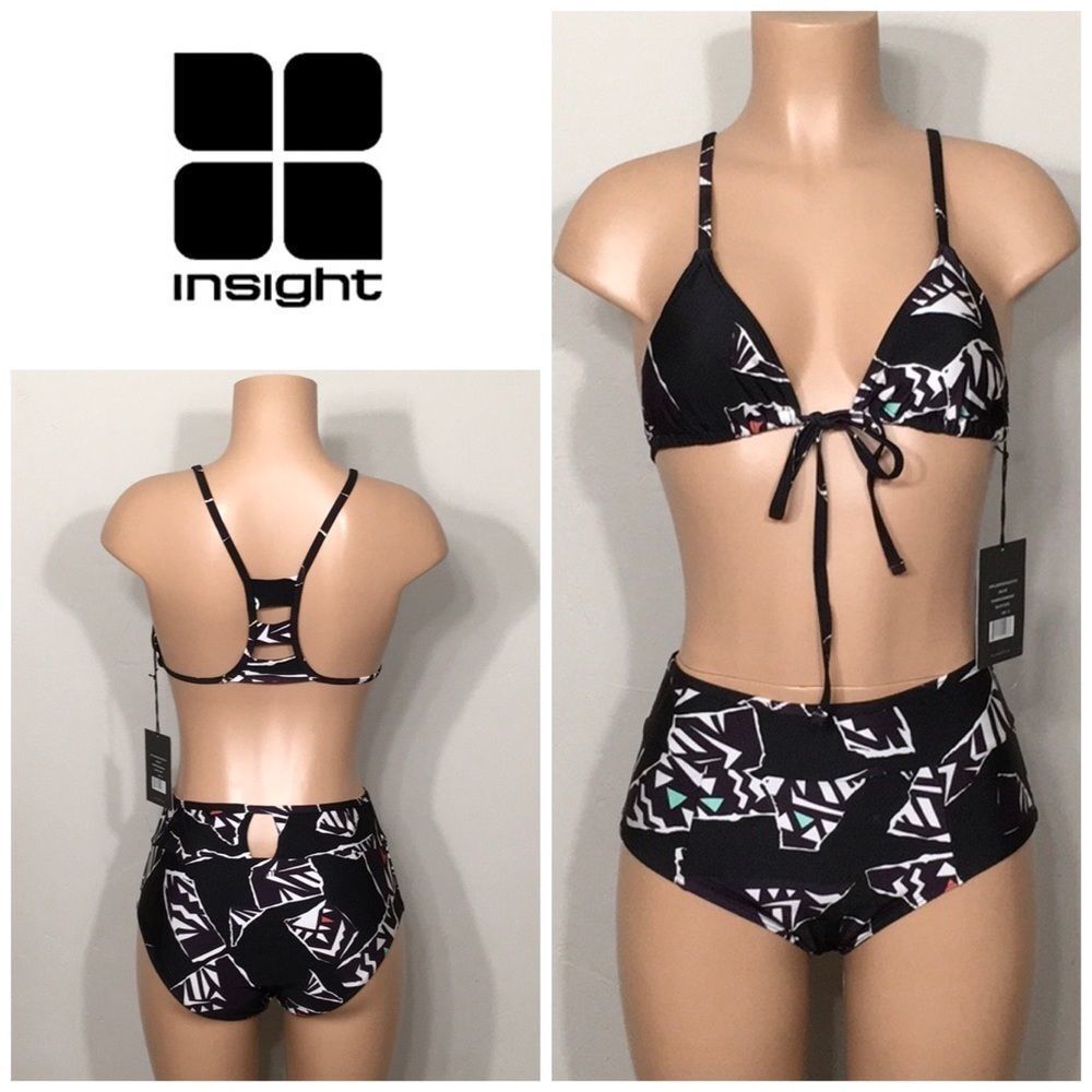 New. INSIGHT hi waisted bikini. L/M